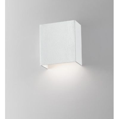 900S APPLIQUE CUBO PICCOLO ALLUMINIO BIANCO 3W LED LUCE SOLO SOTTO DI ISYLUCE ISYLUCE - Cristalensi Shop Online