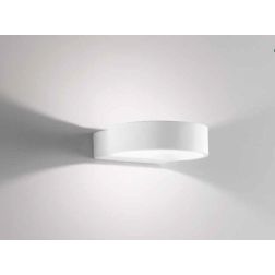 APPLIQUE ISYLUCE ALLUMINIO BIANCO LED 6W 3000K MODERNO LUCE SOPRA SOTTO ISYLUCE - Cristalensi Shop Online