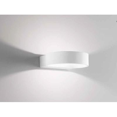 APPLIQUE ISYLUCE ALLUMINIO BIANCO LED 6W 3000K MODERNO LUCE SOPRA SOTTO ISYLUCE - Cristalensi Shop Online