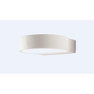 APPLIQUE ISYLUCE ALLUMINIO BIANCO LED 6W 3000K MODERNO LUCE SOPRA SOTTO ISYLUCE - Cristalensi Shop Online