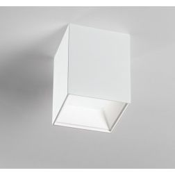 FARETTO PLAFONIERA LED INTEGRATO 12W 3000K - 4000K BIANCO VETRO SATINATO ISYLUCE - Cristalensi Shop Online