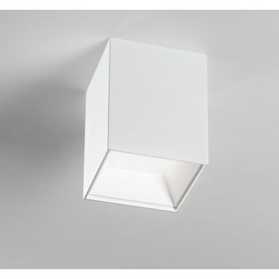 FARETTO PLAFONIERA LED INTEGRATO 12W 3000K - 4000K BIANCO VETRO SATINATO ISYLUCE - Cristalensi Shop Online