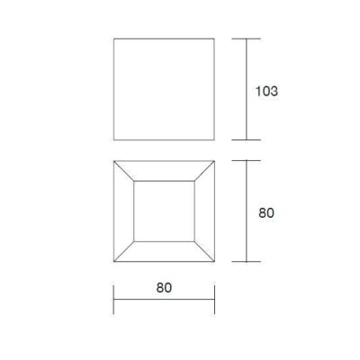 FARETTO PLAFONIERA LED INTEGRATO 12W 3000K - 4000K BIANCO VETRO SATINATO ISYLUCE - Cristalensi Shop Online