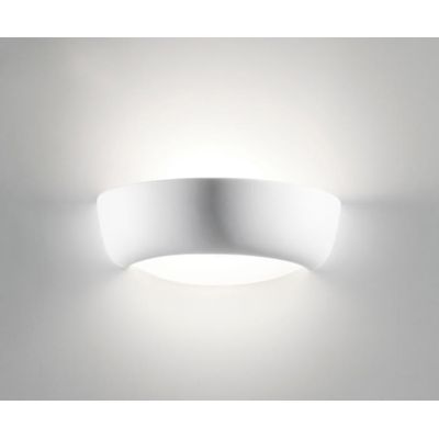 8215 BELFIORE LAMPADA DA PARETE IN CERAMICA DIAMETRO 24 VERNICIABILE 9010 BELFIORE - Cristalensi Shop Online
