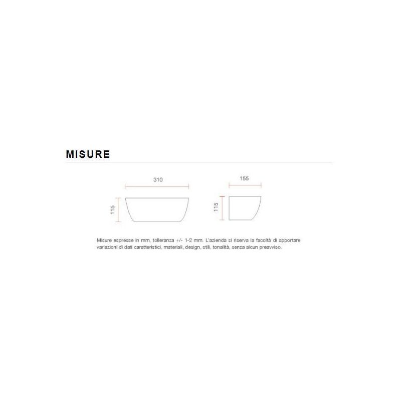 8254 BELFIORE LAMPADA A PARETE IN CERAMICA BIANCA VERNICIABILE DIAMETRO 31 9010 BELFIORE - Cristalensi Shop Online