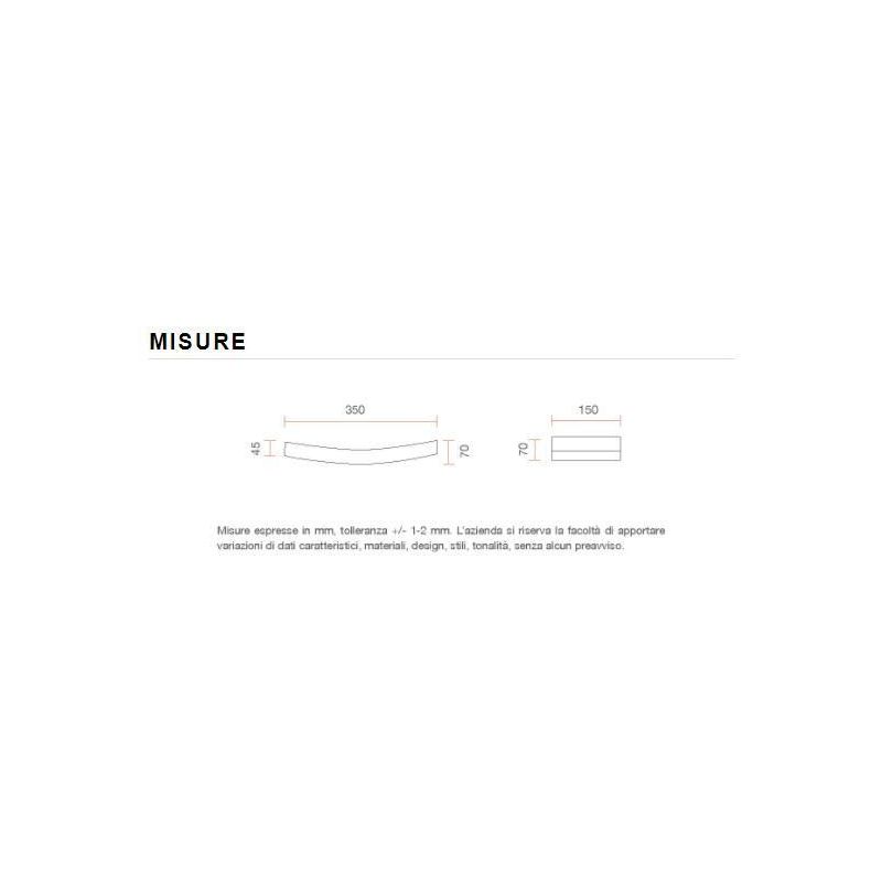 8285 BELFIORE APPLIQUE DIAMETRO 35 IN CERAMICA BIANCA VERNICIABILE 9010 BELFIORE - Cristalensi Shop Online