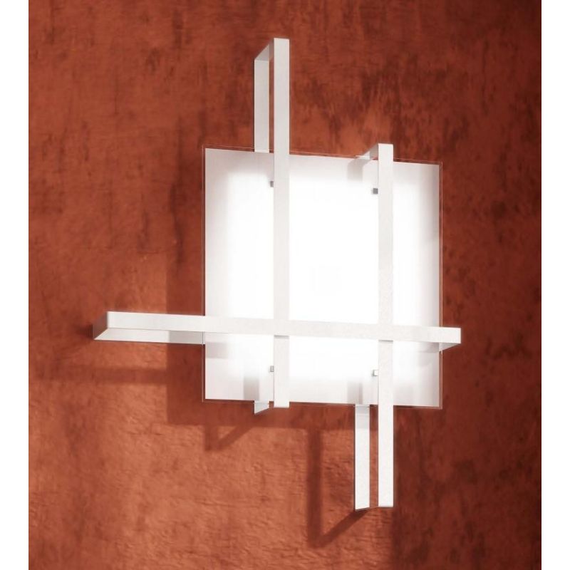 CROSS 100 DI TOP LIGHT PLAFONIERA GRANDE 4XE27 BIANCA, SABBIA O NERA Top Light Illuminazione - Cristalensi Shop Online