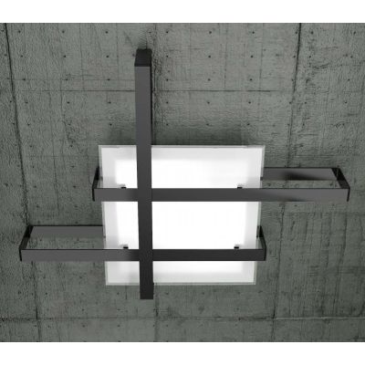 CROSS 100 DI TOP LIGHT PLAFONIERA GRANDE 4XE27 BIANCA, SABBIA O NERA Top Light Illuminazione - Cristalensi Shop Online