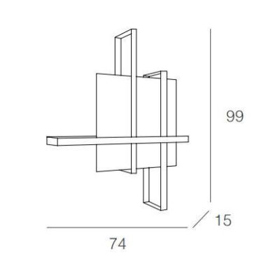 CROSS 100 DI TOP LIGHT PLAFONIERA GRANDE 4XE27 BIANCA, SABBIA O NERA Top Light Illuminazione - Cristalensi Shop Online