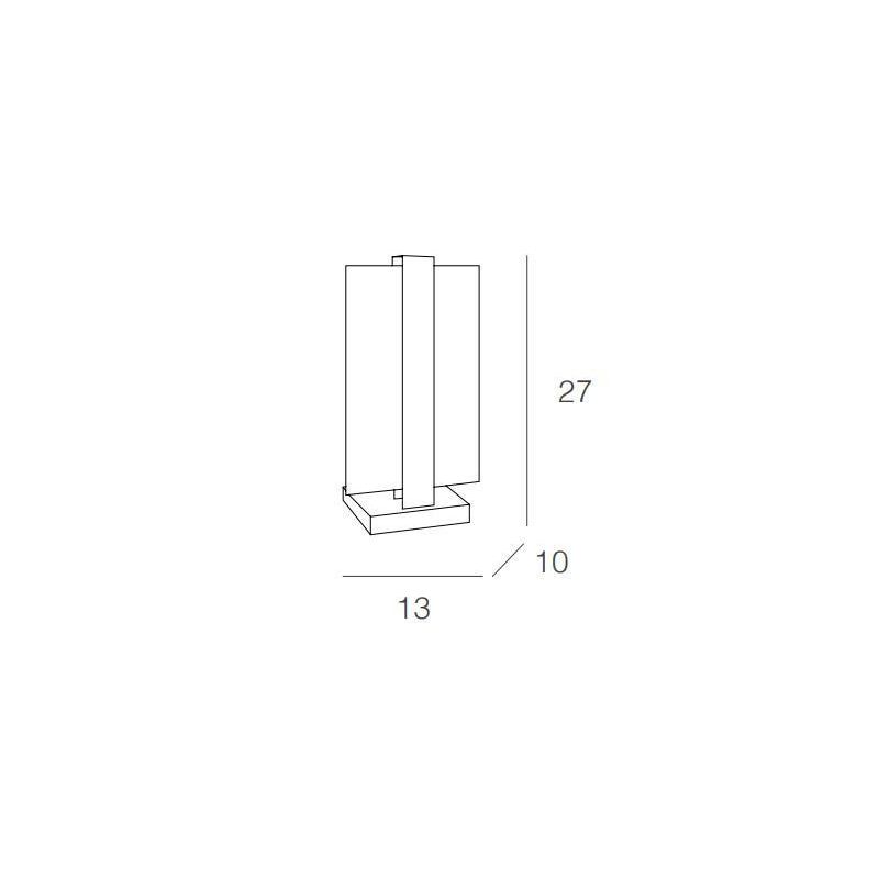 CROSS DI TOP LIGHT LAMPADA DA TAVOLO IN METALLO BIANCA,SABBIA O NERA Top Light Illuminazione - Cristalensi Shop Online