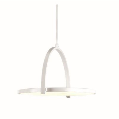 LUNAR SOSPENSIONE A LED INTEGRATO 20W DIREZIONABILE DIAMETRO 45 CM Pan International - Cristalensi Shop Online