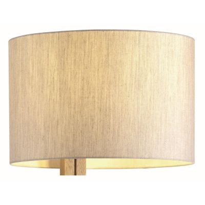 SHADE LAMPADA DA TERRA IN LEGNO E PARALUME IN TESSUTO IN LINO Pan International - Cristalensi Shop Online