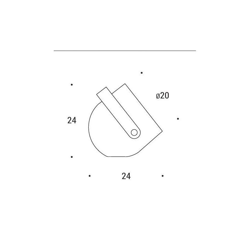 URBAN LAMPADA DA TAVOLO IN CEMENTO E PELLE NERA CON LAMPADINA LED INCLUSA Pan International - Cristalensi Shop Online