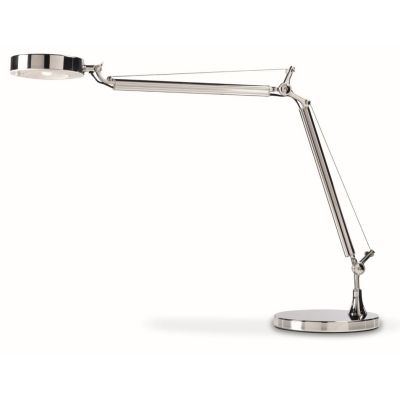 ALTER LAMPADA DA TAVOLO CON LED DA 5W 4000K IN METALLO CROMATO Pan International - Cristalensi Shop Online