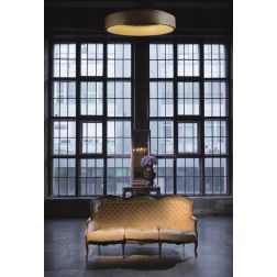 HOOP PLAFONIERA LED 62W 3680 LUMEN 3000K DIAMETRO 80 CM MODERNA ALLUMINIO BIANCO Pan International - Cristalensi Shop Online 2