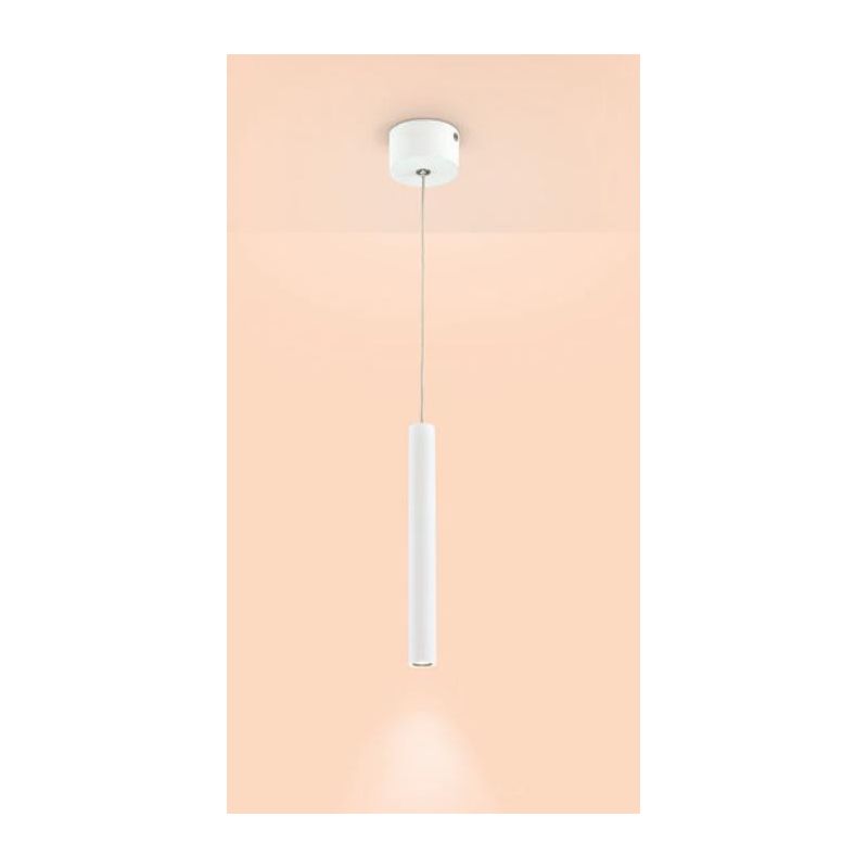 2025 SOSPENSIONE PICCOLA A CILINDRO DI COLORE BIANCO O NERO CON LED INTEGRATO DA 3W AFFRALUX - Cristalensi Shop Online