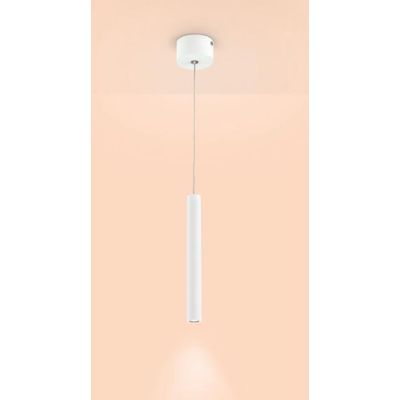 2025 SOSPENSIONE PICCOLA A CILINDRO DI COLORE BIANCO O NERO CON LED INTEGRATO DA 3W AFFRALUX - Cristalensi Shop Online