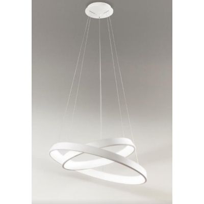 2052 ANELLI DIODI DOPPIA COLORE SABBIA O BIANCO LED 82W 3200K MODERNA DI AFFRALUX AFFRALUX - Cristalensi Shop Online