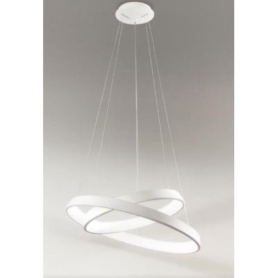 2052 ANELLI DIODI DOPPIA COLORE SABBIA O BIANCO LED 82W 3200K MODERNA DI AFFRALUX AFFRALUX - Cristalensi Shop Online