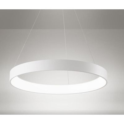 BAND AFFRALUX LAMPADARIO AD ANELLO EXTRA LARGE MODERNO LED 136W LUCE 3200K BIANCO O SABBIA AFFRALUX - Cristalensi Shop Online