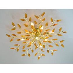 2088 PLAFONIERA DIAMETRO 86 CM CROMO-TRASPARENTE ORO-AMBRA CROMO-FUME' AFFRALUX - Cristalensi Shop Online 2