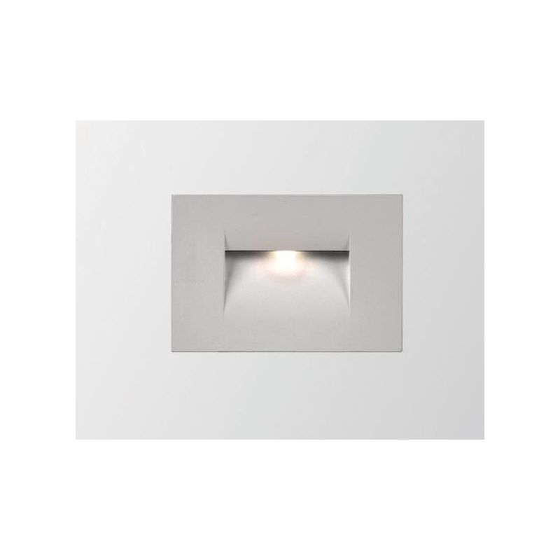 FAST SEGNAPASSO RETTANGOLARE DA INCASSO A LED 3W IP65 IN DUE COLORI X SCATOLA 503 Pan International - Cristalensi Shop Online