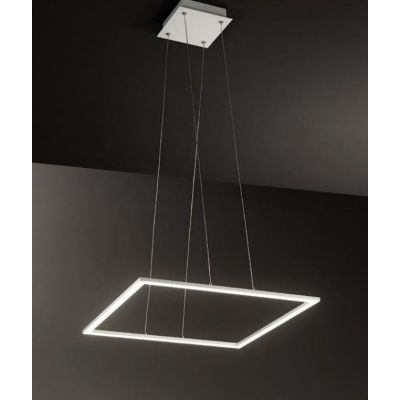 QUATTRO LAMPADARIO LED 68W 3000K QUADRATO LATO 53,5 MODERNO AFFRALUX AFFRALUX - Cristalensi Shop Online