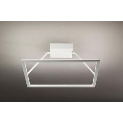 QUATTRO PLAFONIERA GRANDE LED 63W 3000K QUADRATA LATO 48,5 MODERNA AFFRALUX AFFRALUX - Cristalensi Shop Online 2