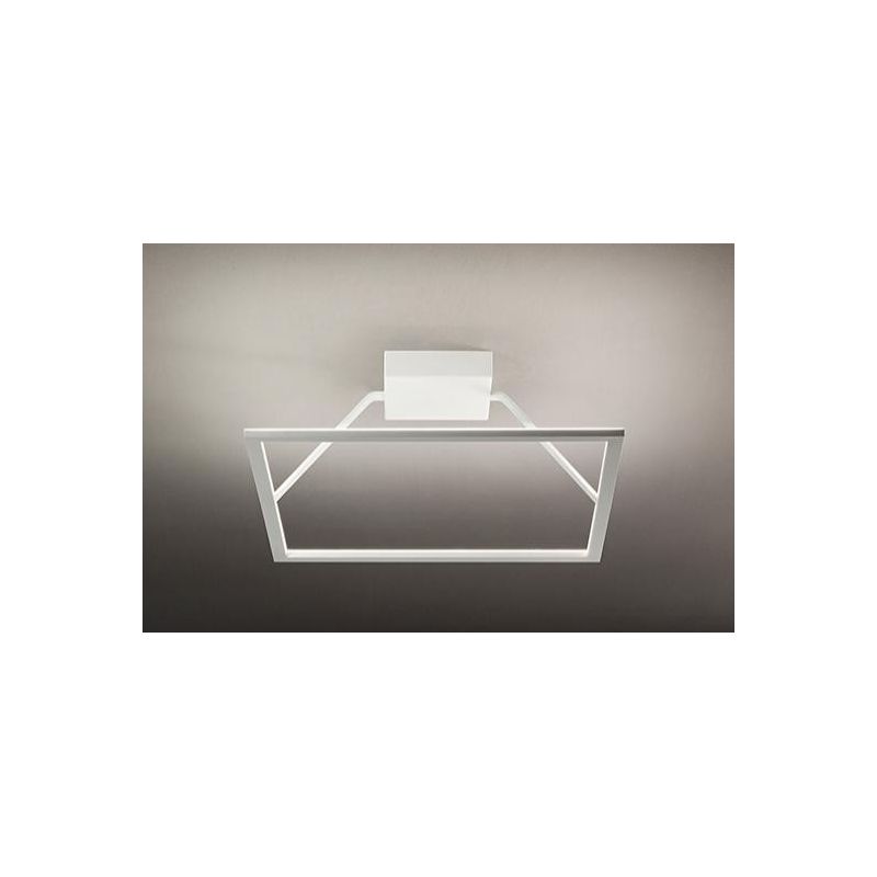 QUATTRO PLAFONIERA GRANDE LED 63W 3000K QUADRATA LATO 48,5 MODERNA AFFRALUX AFFRALUX - Cristalensi Shop Online