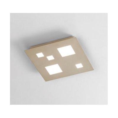 402 PLAFONIERA APPLIQUE QUADRATA CON LED INTEGRATO MODERNA 25W 3000K AFFRALUX - Cristalensi Shop Online