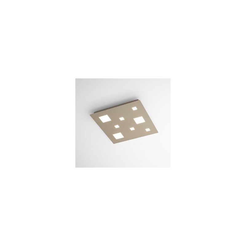 CHECKER BOARD PLAFONIERA APPLIQUE 45X45 LED 36W 3000K BIANCO SATINATO AFFRALUX - Cristalensi Shop Online