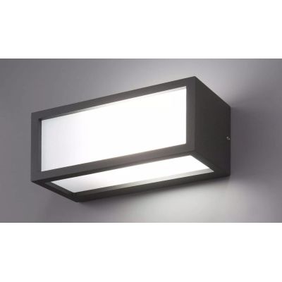 DECO' APPLIQUE ESTERNO IP54 BIANCO ANTRACITE CORTEN E NERO 1XE27 ISYLUCE MODERNO ISYLUCE - Cristalensi Shop Online