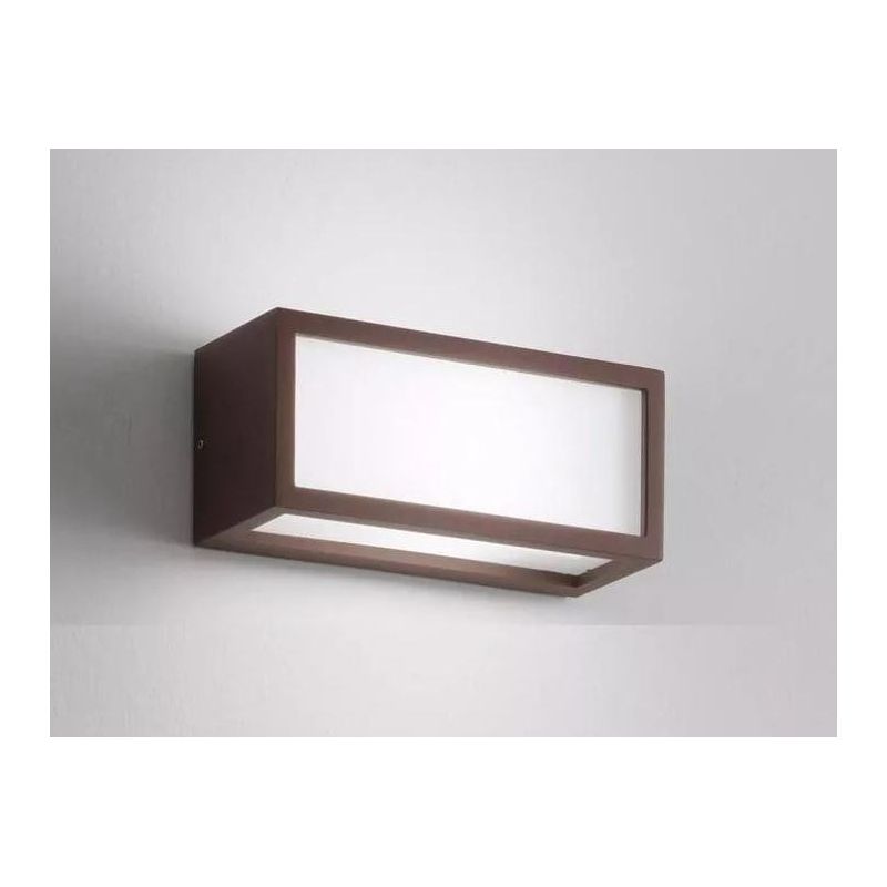 DECO' APPLIQUE ESTERNO IP54 BIANCO ANTRACITE E CORTEN ATTACCO R7S ISYLUCE MODERNO ISYLUCE - Cristalensi Shop Online