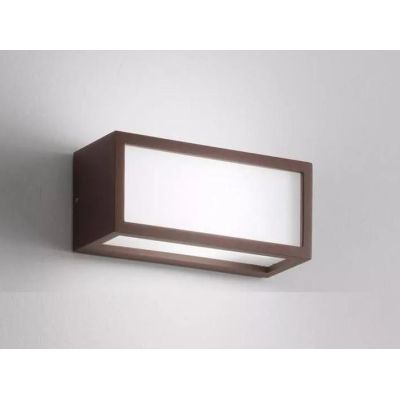DECO' APPLIQUE ESTERNO IP54 BIANCO ANTRACITE E CORTEN ATTACCO R7S ISYLUCE MODERNO ISYLUCE - Cristalensi Shop Online