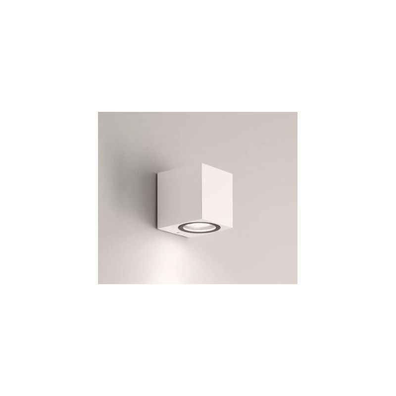CAPRI APPLIQUE CUBO PER ESTERNO IP54 BIANCO ANTRACITE GU10 LED ISYLUCE ECONOMICO ISYLUCE - Cristalensi Shop Online