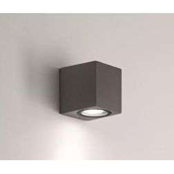 CAPRI APPLIQUE CUBO PER ESTERNO IP54 BIANCO ANTRACITE GU10 LED ISYLUCE ECONOMICO ISYLUCE - Cristalensi Shop Online 2