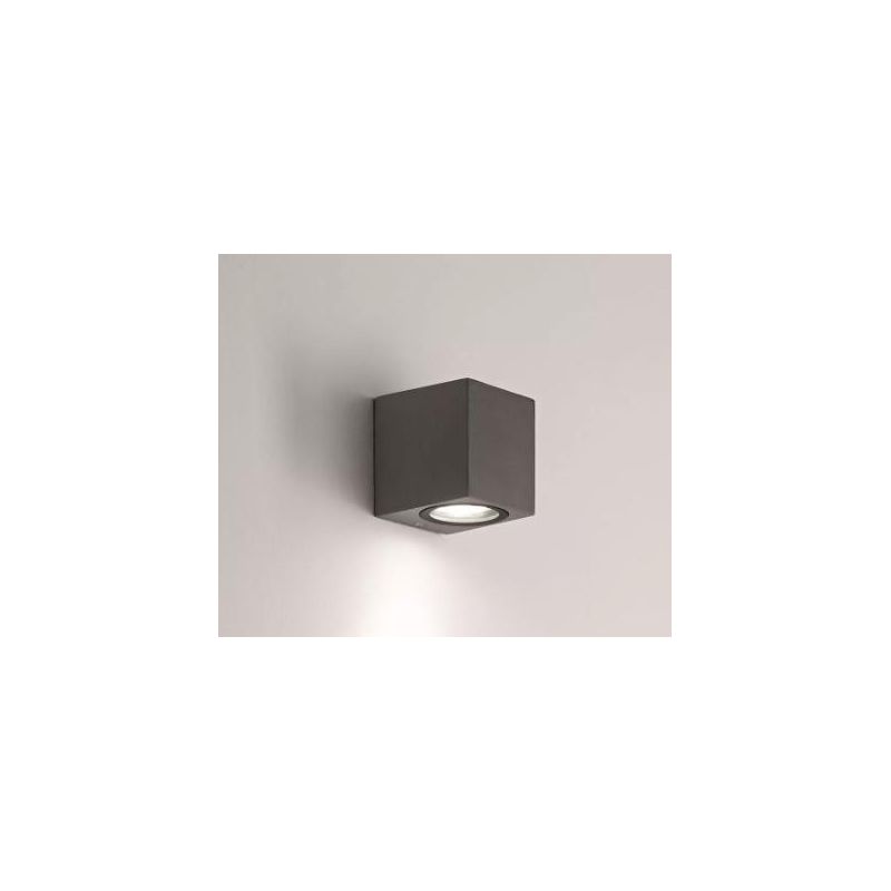 CAPRI APPLIQUE CUBO PER ESTERNO IP54 BIANCO ANTRACITE GU10 LED ISYLUCE ECONOMICO ISYLUCE - Cristalensi Shop Online