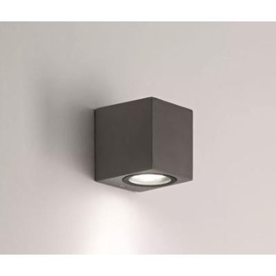 CAPRI APPLIQUE CUBO PER ESTERNO IP54 BIANCO ANTRACITE GU10 LED ISYLUCE ECONOMICO ISYLUCE - Cristalensi Shop Online