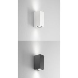 ISCHIA APPLIQUE ESTERNO IP54 UP AND DOWN BIANCO O ANTRACITE LAMPADINE GU10 ISYLUCE ISYLUCE - Cristalensi Shop Online