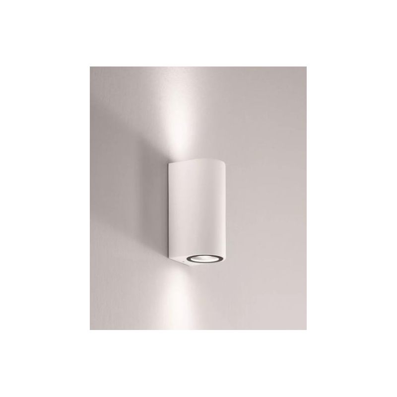 PIANOSA APPLIQUE DA ESTERNO IP54 IN ALLUMINIO BIANCO O ANTRACITE LED SOSTITUIBILE ISYLUCE - Cristalensi Shop Online