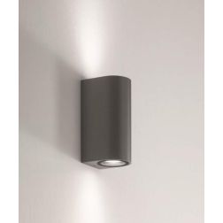 PIANOSA APPLIQUE DA ESTERNO IP54 IN ALLUMINIO BIANCO O ANTRACITE LED SOSTITUIBILE ISYLUCE - Cristalensi Shop Online 2
