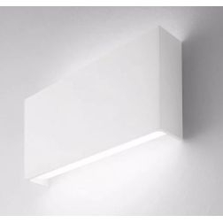 BAR54 APPLIQUE DA ESTERNO BIEMISSIONE IP54 LED 12W LUCE 3000K O 4000K BIANCA ANTRACITE O CORTEN ISYLUCE - Cristalensi Shop Onlin 2