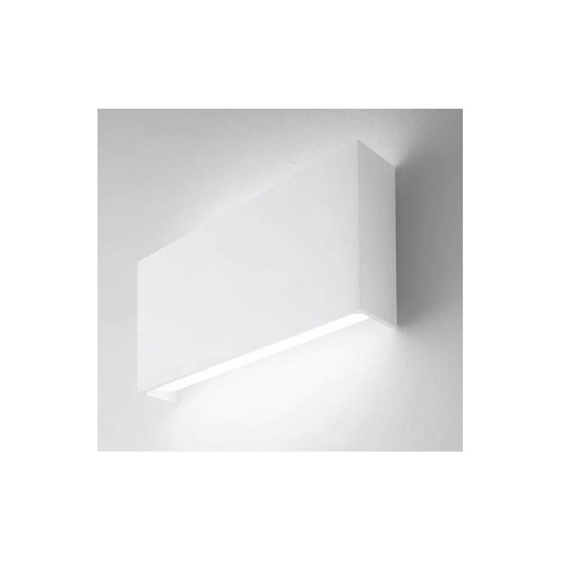 BAR54 APPLIQUE DA ESTERNO BIEMISSIONE IP54 LED 12W LUCE 3000K O 4000K BIANCA ANTRACITE O CORTEN ISYLUCE - Cristalensi Shop Onlin