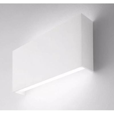 BAR54 APPLIQUE DA ESTERNO BIEMISSIONE IP54 LED 12W LUCE 3000K O 4000K BIANCA ANTRACITE O CORTEN ISYLUCE - Cristalensi Shop Onlin