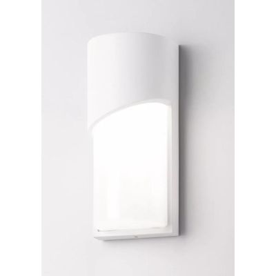 SECTION APPLIQUE DA ESTERNO IP54 BIANCA ANTRACITE O CORTEN DESIGN MODERNO ATTACCO E27 ISYLUCE - Cristalensi Shop Online