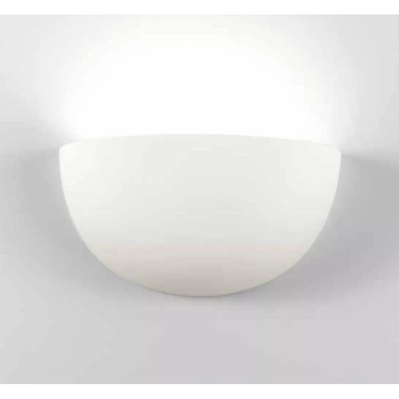 APPLIQUE ISYLUCE PICCOLO BIANCO EFFETTO GESSO VERNICIABILI DIAMETRO 23 ISYLUCE - Cristalensi Shop Online