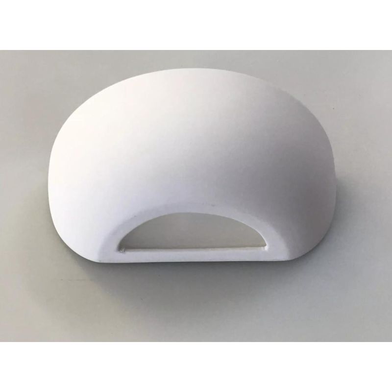 611 APPLIQUE IN CERAMICA EFFETTO GESSO VERNICIABILI DIAMETRO 28 ISYLUCE - Cristalensi Shop Online