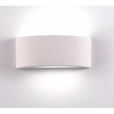 615 ISYLUCE APPLIQUE ARCO GESSO VERNICIABILE LUCE SOPRA SOTTO LARGHEZZA 25 CM MODERNO ISYLUCE - Cristalensi Shop Online