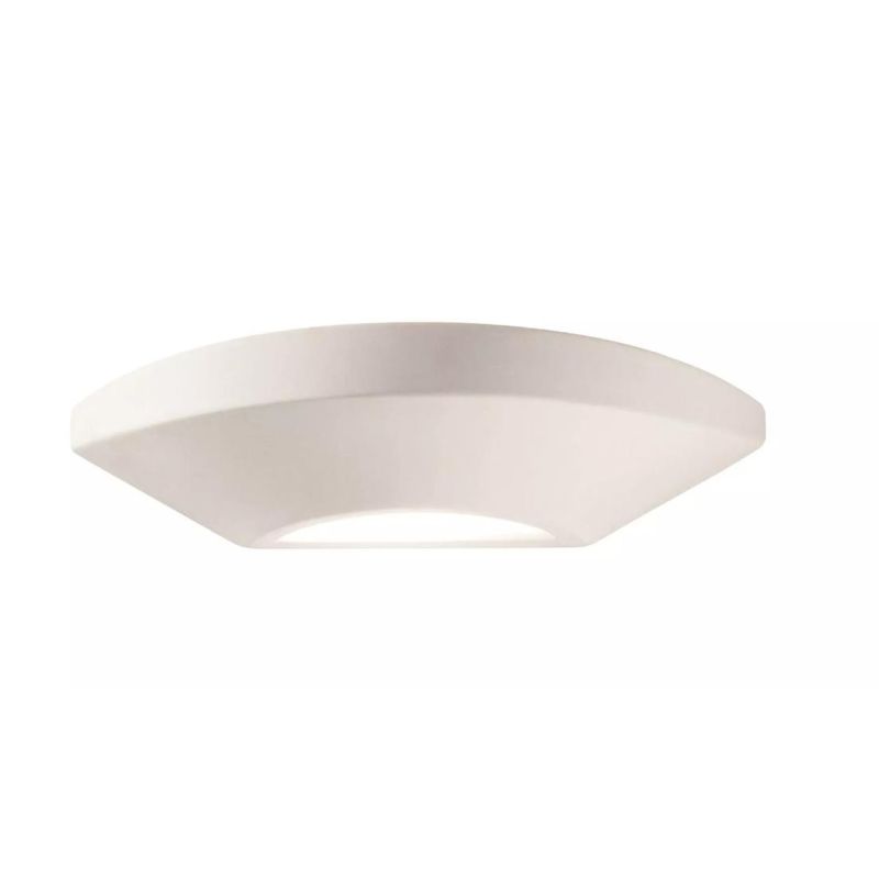 VENTAGLIO DI ISYLUCE APPLIQUE CERAMICA GESSO VERNICIABILE ATTACCO 1XE27 ECONOMICO ISYLUCE - Cristalensi Shop Online