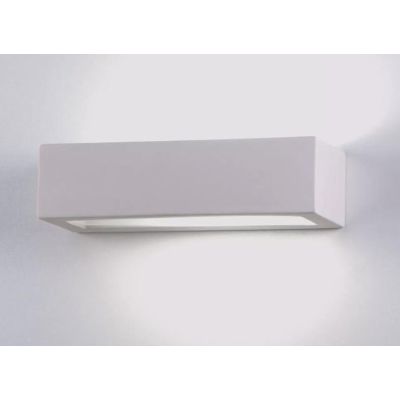 620 PRISMA APPLIQUE IN CERAMICA EFFETTO GESSO VERNICIABILE LARGHEZZA CM 30 ISYLUCE - Cristalensi Shop Online